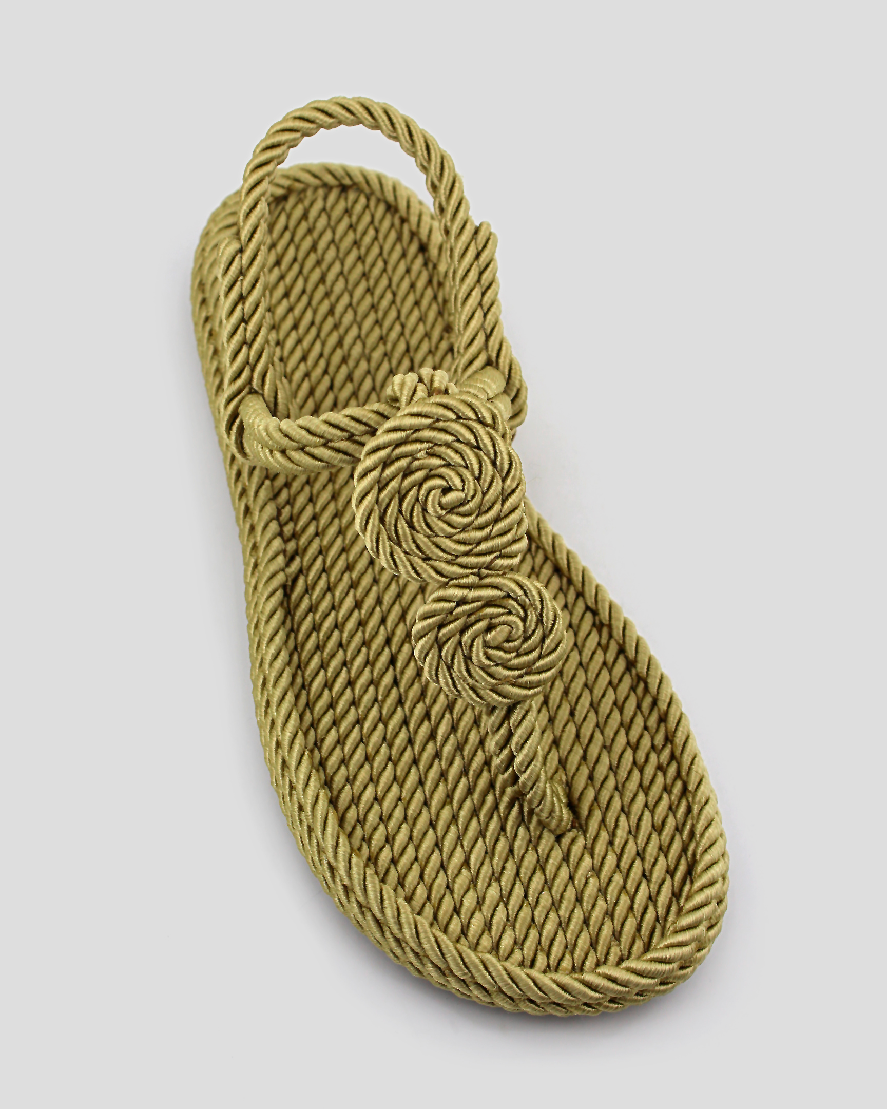 Rope Sandals Nomads Circle - Pesto Beige BY Mumka - Sandals available at DOYUF